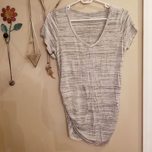 Grey Maternity Tee.